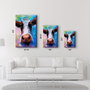 Wallity CAM-2027 Pintura Decorativa de Vidrio Templado Multicolor 46 x 72 cm